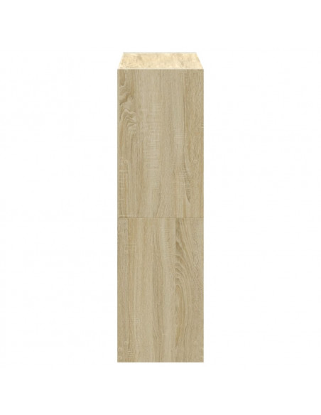 Libreria Rovere Sonoma 102x32x108 cm in Legno Multistrato
