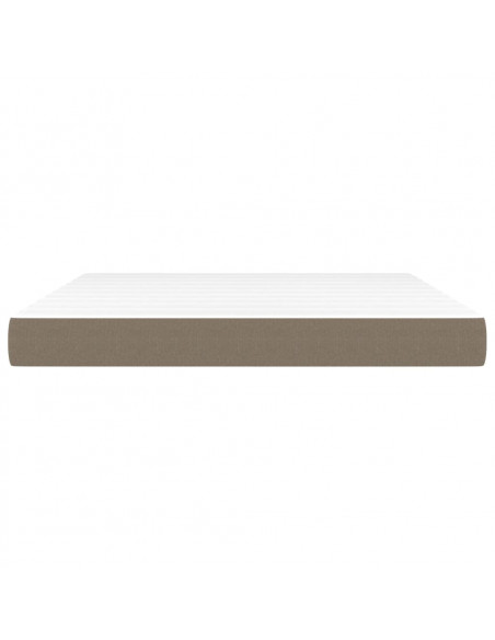 Materasso a Molle Insacchettate Grigio Tortora 160x200x20 cm