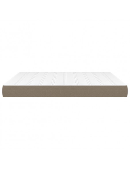 Materasso a Molle Insacchettate Grigio Tortora 160x200x20 cm