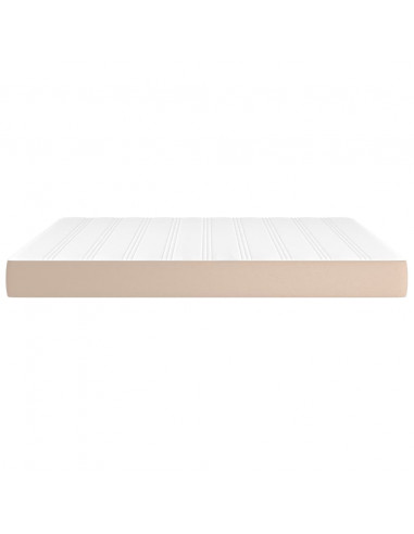 Materasso a Molle Cappuccino 160x200x20 cm in Similpelle