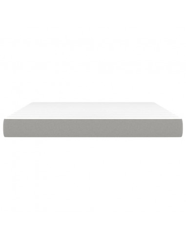 Materasso a Molle Insacchettate Grigio Chiaro 180x200x20 cm