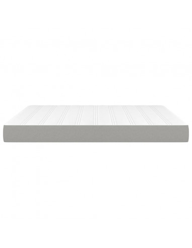 Materasso a Molle Insacchettate Grigio Chiaro 180x200x20 cm