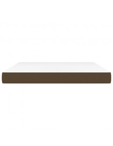 Materasso a Molle Insacchettate Marrone Scuro 180x200x20 cm