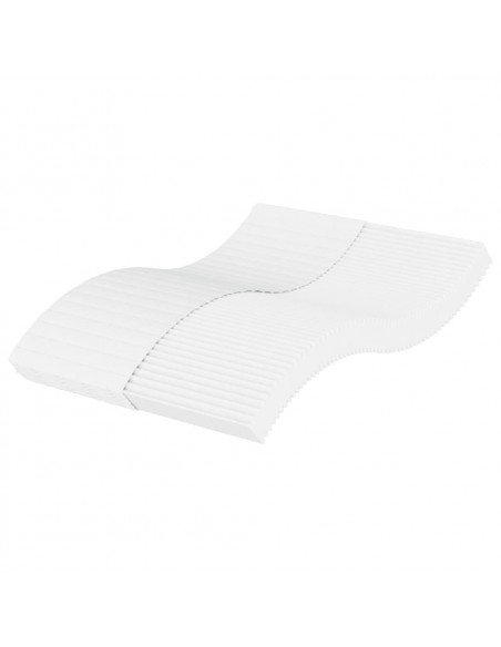 Materasso in Schiuma Bianco 120x200 cm Durezza H2 H3