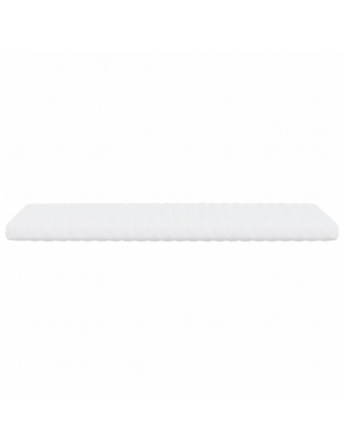 Materasso in Schiuma Bianco 90x190 cm 7 Zone Durezza 20 ILD