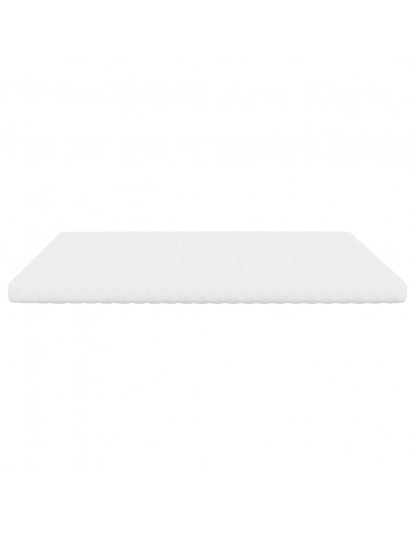 Materasso in Schiuma Bianco 200x200 cm 7 Zone Durezza 20 ILD