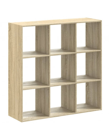 Libreria Rovere Sonoma 102x32x102 cm in Legno Multistrato