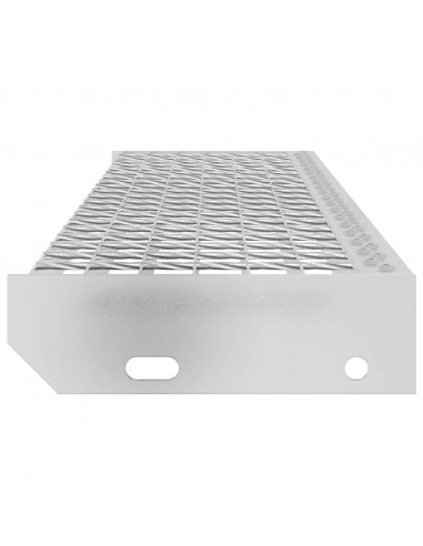 Gradino in Griglia 100x24x7 cm Acciaio Zincato