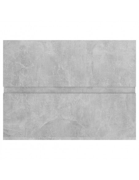 Mobile Lavabo Grigio Cemento 60x38,5x45 cm in Legno Multistrato
