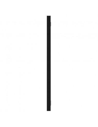 Set Mobili da Bagno 2 pz Nero in Legno Multistrato