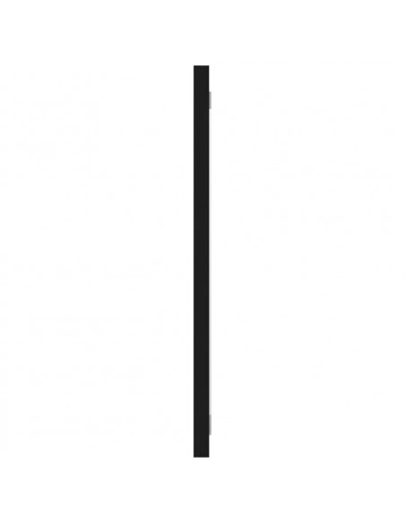 Set Mobili da Bagno 2 pz Nero in Legno Multistrato