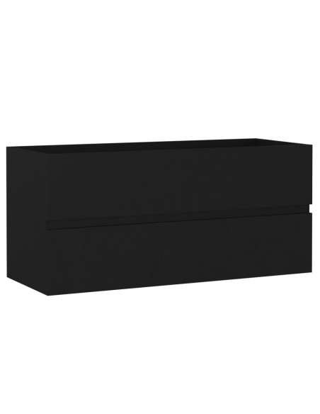 Mobile Lavabo Nero 100x38,5x45 cm in Legno Multistrato
