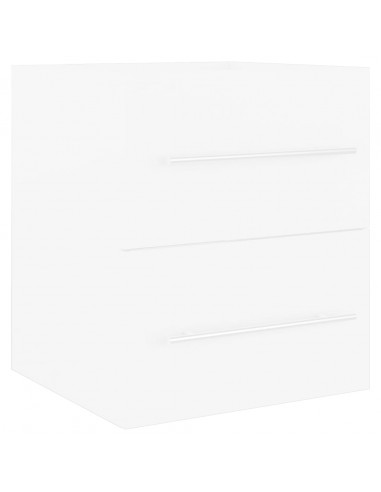 Mobile Lavabo Bianco 41x38,5x48 cm in Legno Multistrato