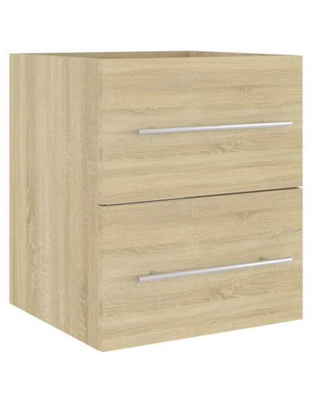 Mobile Lavabo Rovere Sonoma 41x38,5x48 cm in Legno Multistrato