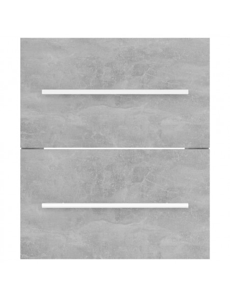 Mobile Lavabo Grigio Cemento 41x38,5x48 cm in Legno Multistrato