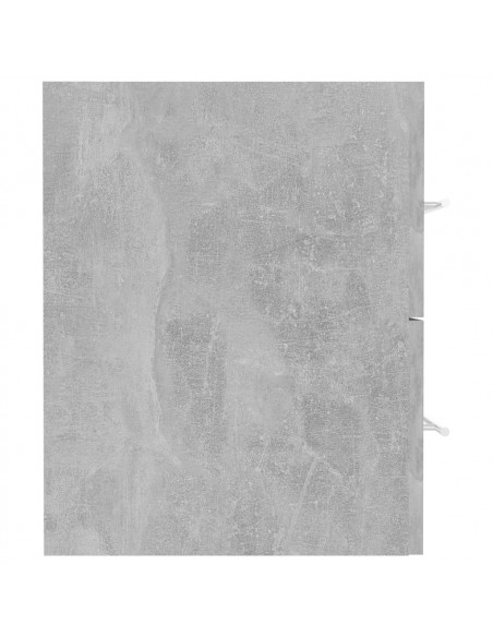 Mobile Lavabo Grigio Cemento 41x38,5x48 cm in Legno Multistrato