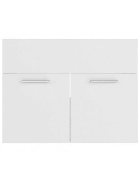 Set Mobili da Bagno Bianco in Truciolato