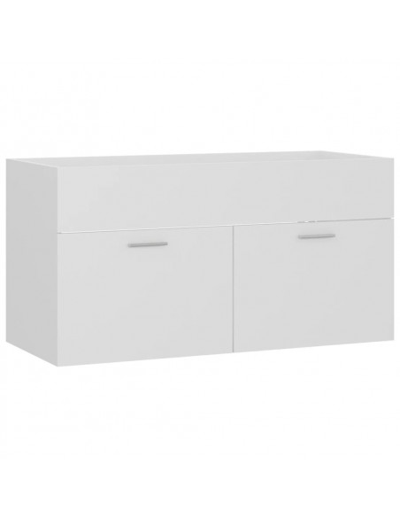 Set Mobili da Bagno Bianco in Truciolato