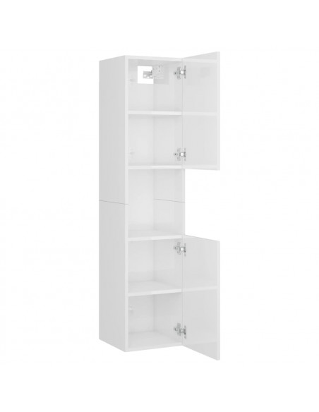 Set Mobili da Bagno Bianco in Truciolato