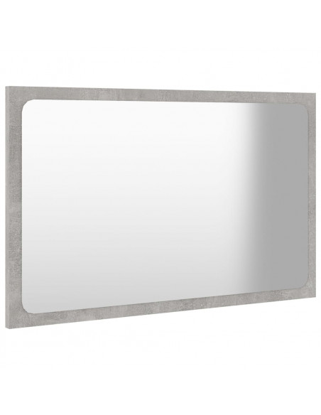 Set Mobili da Bagno Grigio Cemento in Truciolato