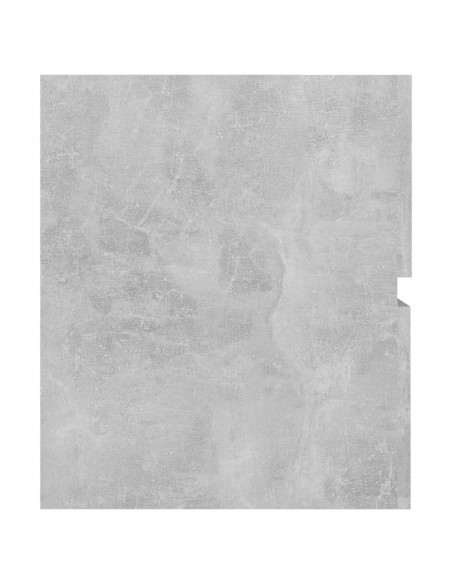 Set Mobili da Bagno Grigio Cemento in Truciolato