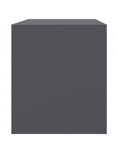 Mobili TV 2 pz Antracite 67x39x44 cm in Acciaio