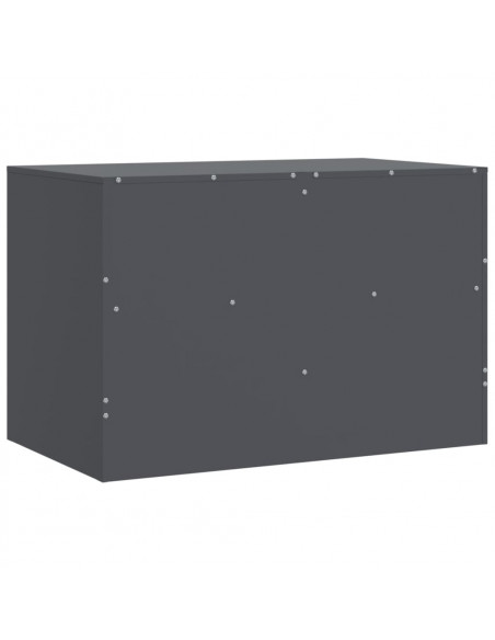 Mobili TV 2 pz Antracite 67x39x44 cm in Acciaio