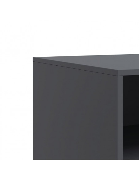 Mobili TV 2 pz Antracite 67x39x44 cm in Acciaio