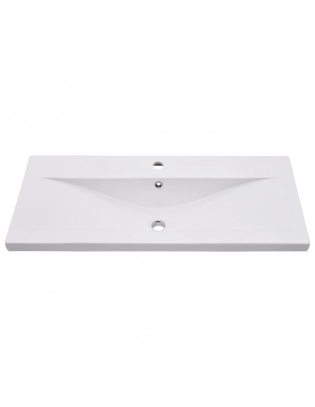 Set Mobili da Bagno Nero in Truciolato