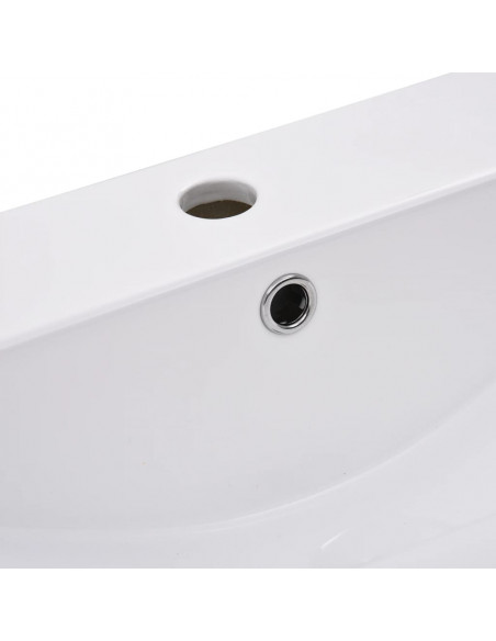 Set Mobili da Bagno Nero in Truciolato
