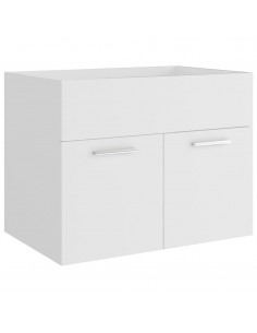 Set Mobili da Bagno Bianco in Truciolato 2