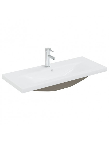 Set Mobili da Bagno Nero in Truciolato