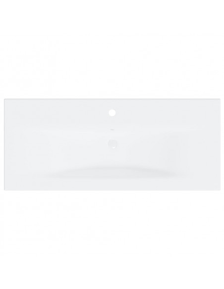 Set Mobili da Bagno Bianco Lucido in Truciolato