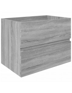 Mobile Lavabo Grigio Sonoma 60x38,5x45 cm in Legno Multistrato 2