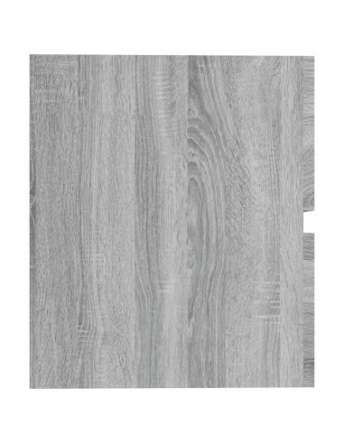 Mobile Lavabo Grigio Sonoma 60x38,5x45 cm in Legno Multistrato