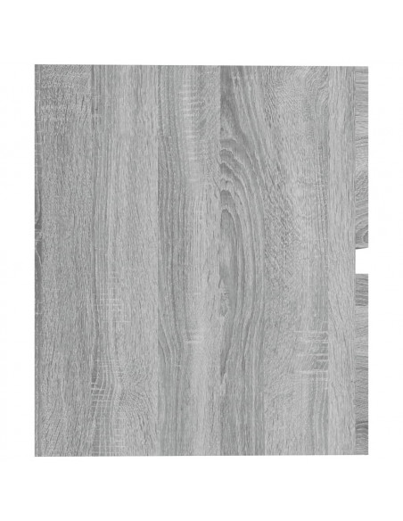 Mobile Lavabo Grigio Sonoma 60x38,5x45 cm in Legno Multistrato