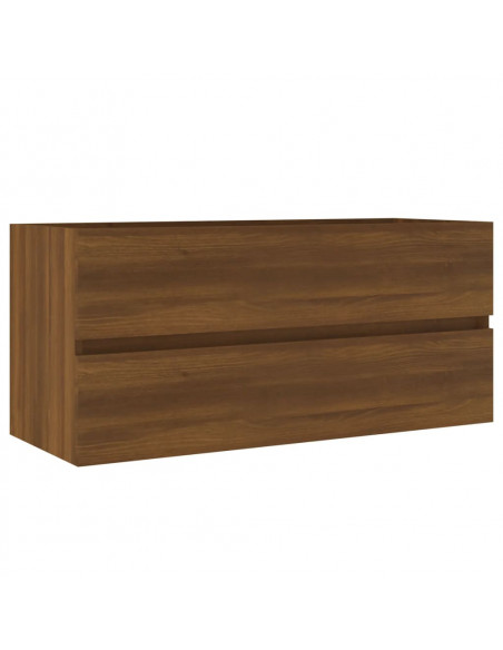 Mobile Lavabo Rovere Marrone 100x38,5x45 cm Legno Multistrato