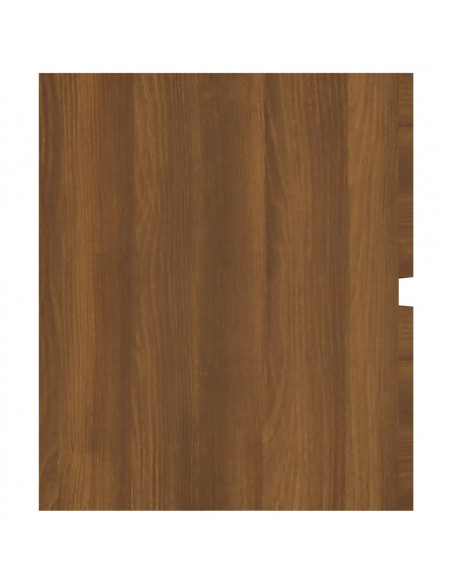 Mobile Lavabo Rovere Marrone 100x38,5x45 cm Legno Multistrato