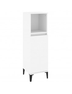 Set Mobili da Bagno 3 pz Bianco in Legno Multistrato 2