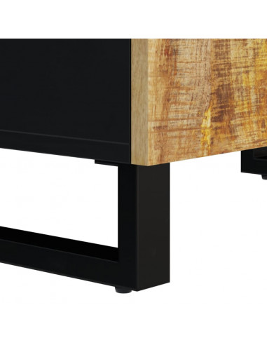 Mobile Lavabo 62x33x58cm Legno Massello Mango Legno Multistrato