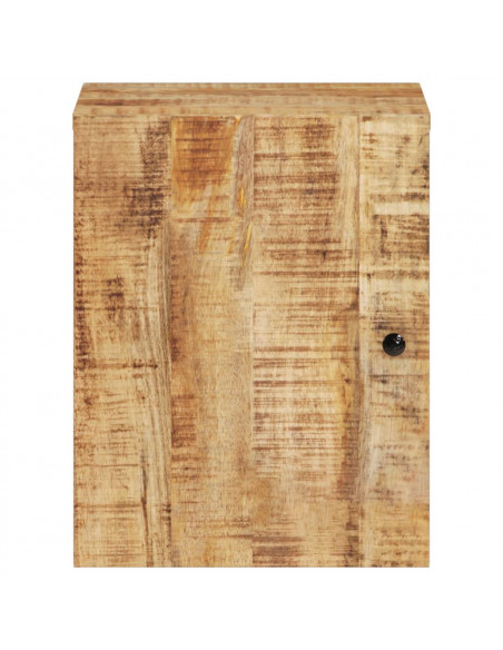 Mobile da Bagno a Parete 38x33x48 cm in Legno Massello di Mango