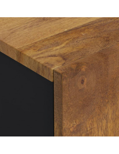 Mobile Lavabo 62x33x58cm Legno Massello Mango Legno Multistrato