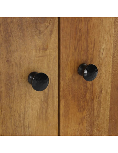 Mobile Lavabo 62x33x58cm Legno Massello Mango Legno Multistrato