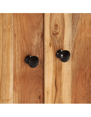 Mobile Lavabo 62x33x58 cm Legno Massello Acacia e Multistrato