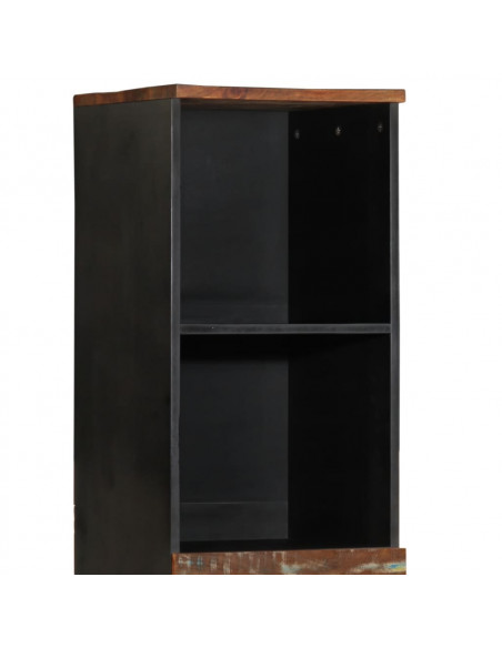 Mobile da Bagno 38x33x160 cm in Legno Massello di Recupero