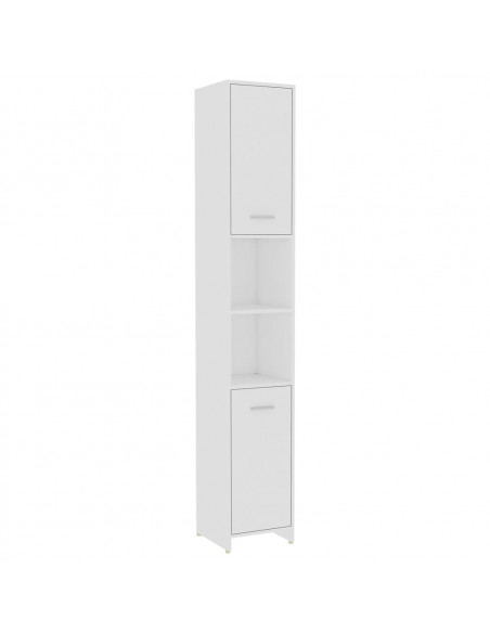 Set Mobili da Bagno 4 pz Bianco