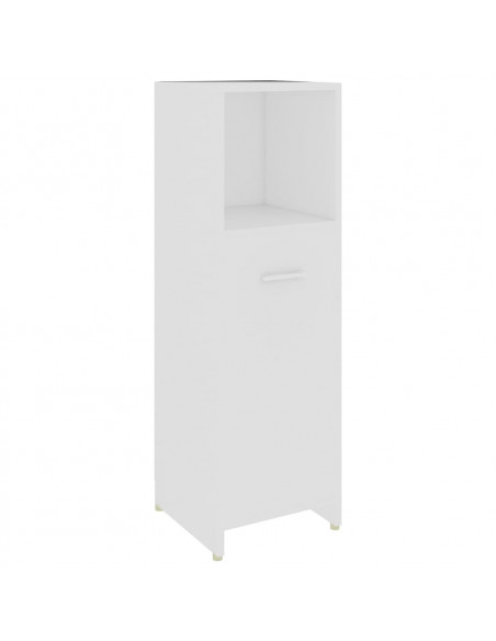 Set Mobili da Bagno 4 pz Bianco