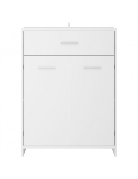 Set Mobili da Bagno 4 pz Bianco
