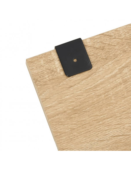 Set Mobili da Bagno 7 pz Rovere in Legno Multistrato