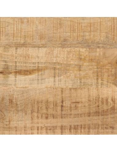 Mobile da Bagno 40x27x90 cm in Legno Massello di Mango e Ferro